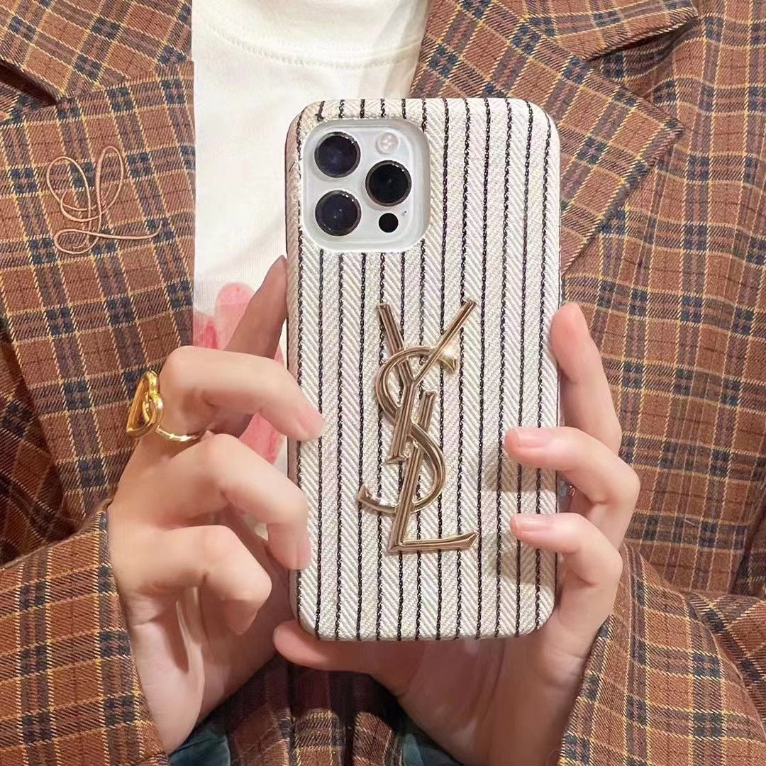 Funda de cuero con estampado de cocodrilo