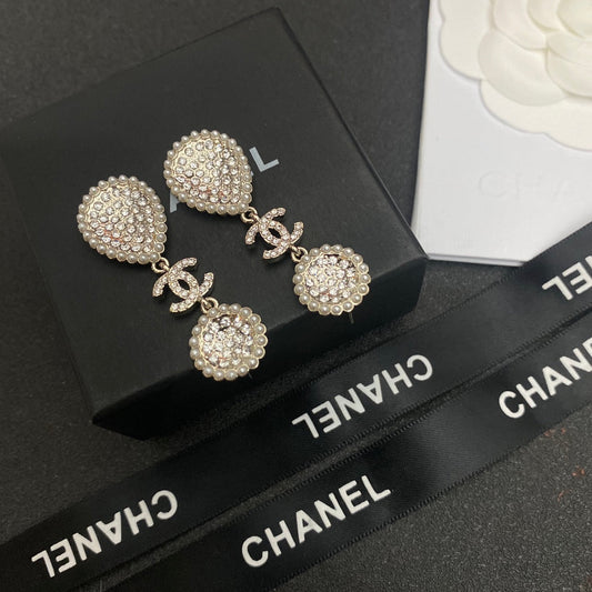 Boucles d'oreilles élégantes en cristal