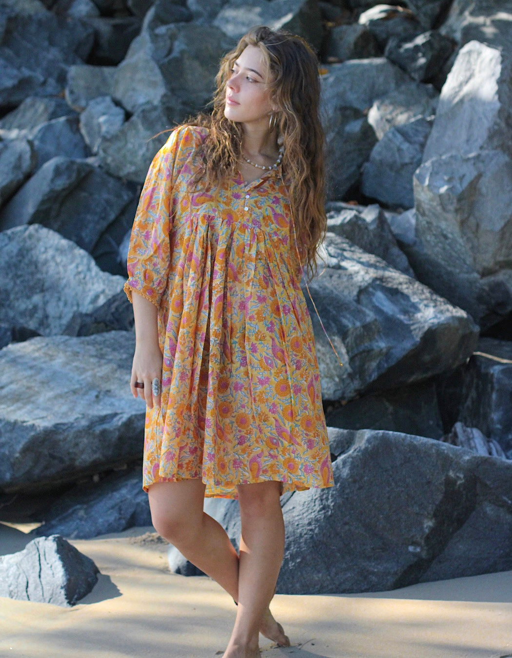 Minivestido Hawa en Golden Soma