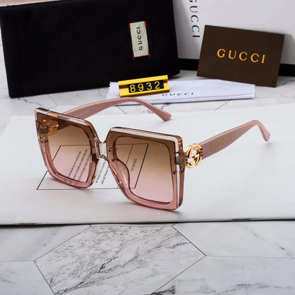 4 Colores Estilo Coreano Accesorios Grandes Gafas de Sol de Moda 8932