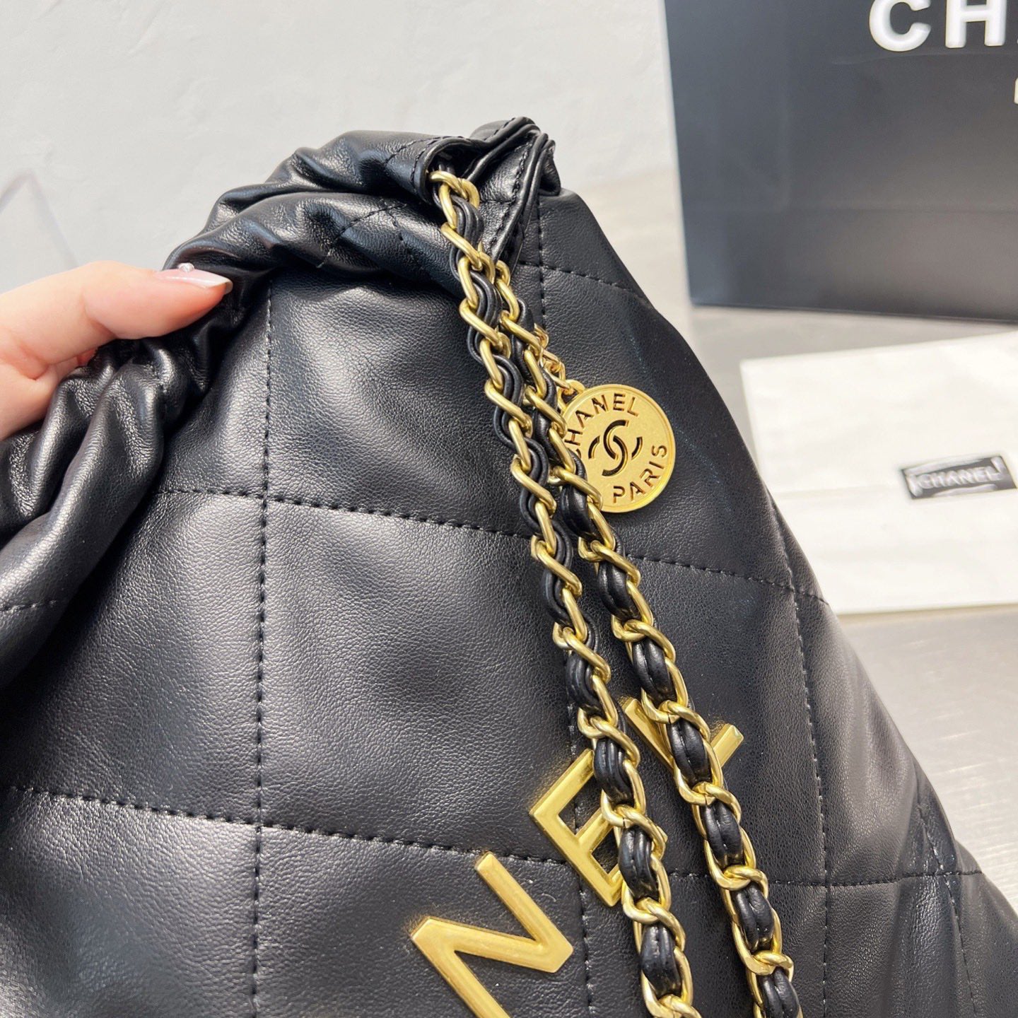 Bolso de mano de cadena de nueva moda de 22 segundos