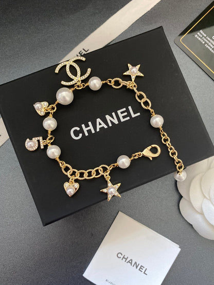 Pulsera con Colgante Lucky 5 Estrellas