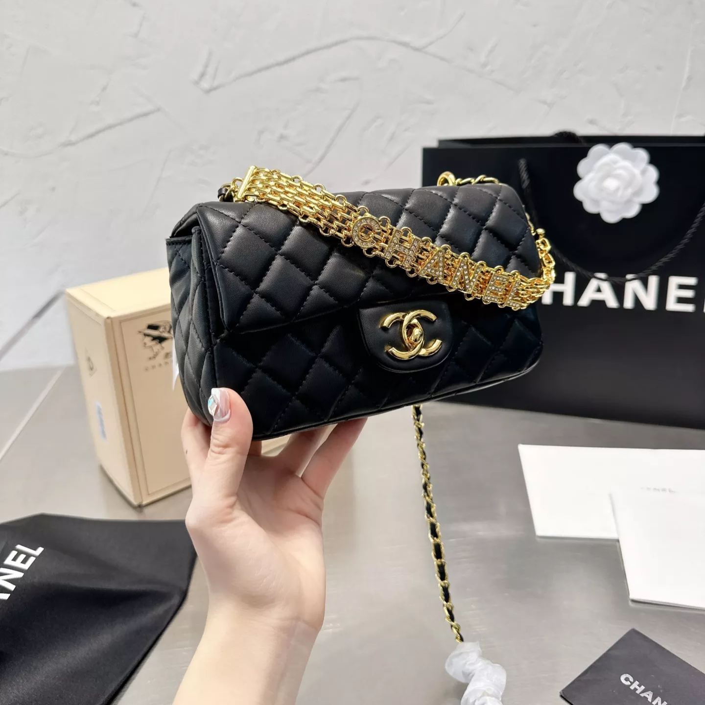 Bolso de Hombro CF Zircon Chain