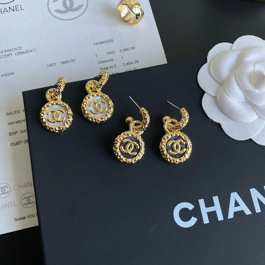 Boucles d'oreilles plissées