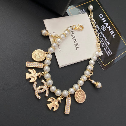 Bracelet multirang de perles haut de gamme