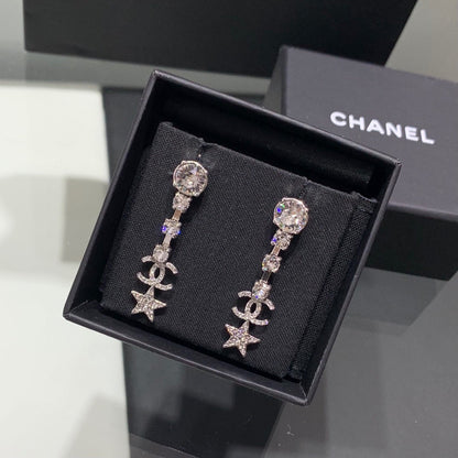 Pendientes Colgantes de Cristal