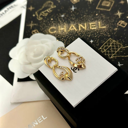 Pendientes Dorados de Moda