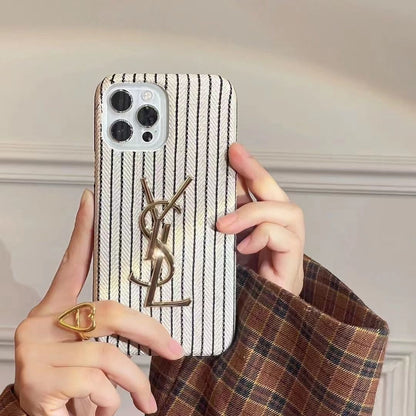 Funda de cuero con estampado de cocodrilo