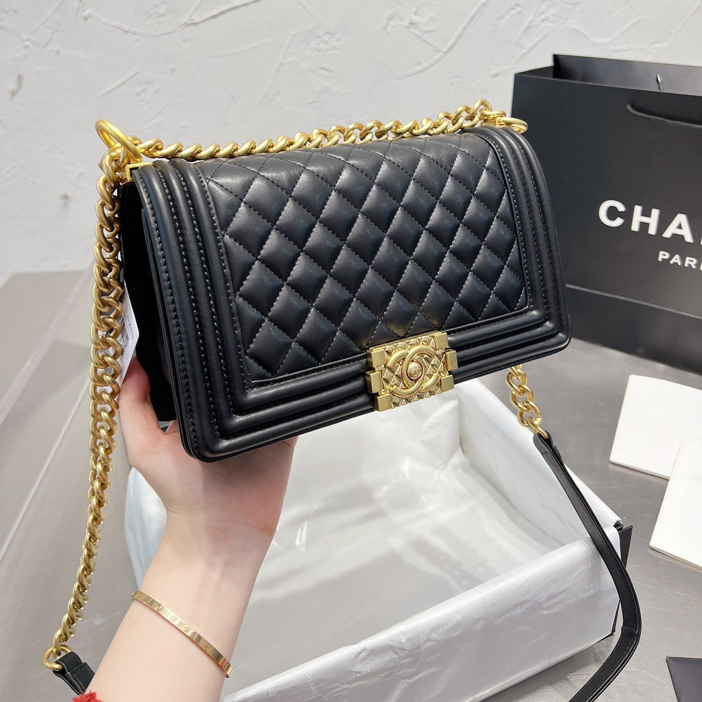 Bolso de Hombro Chanel de la Serie Leboy
