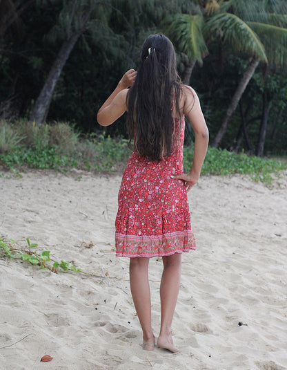 Ruby Wild Flower tirantes cortos