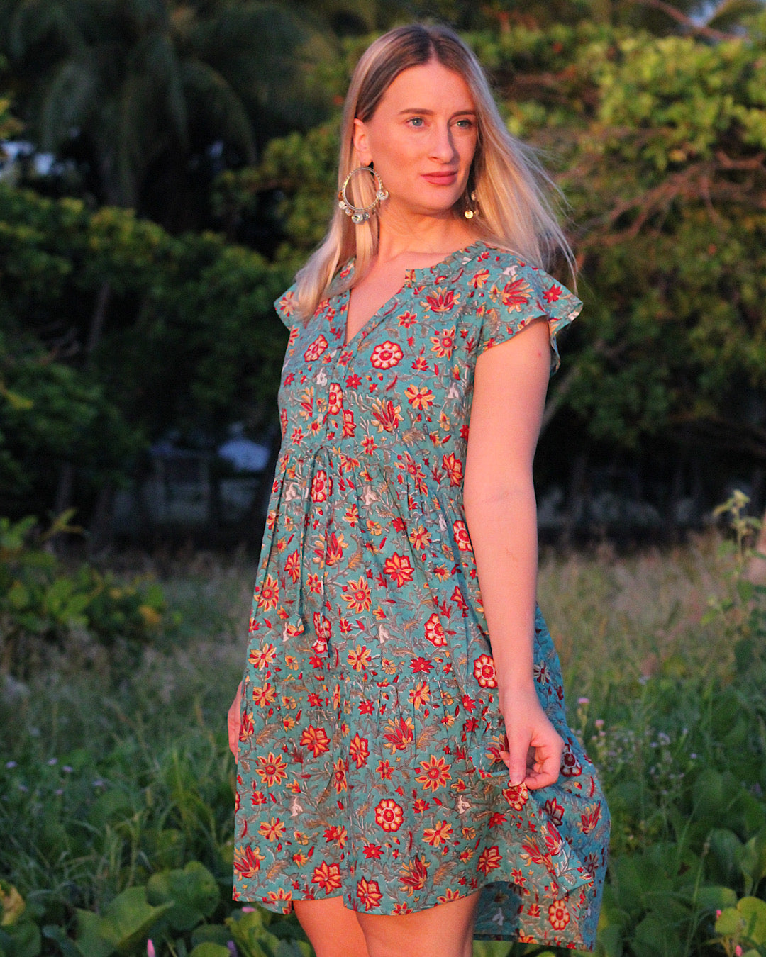 Minivestido Saheli en Henna