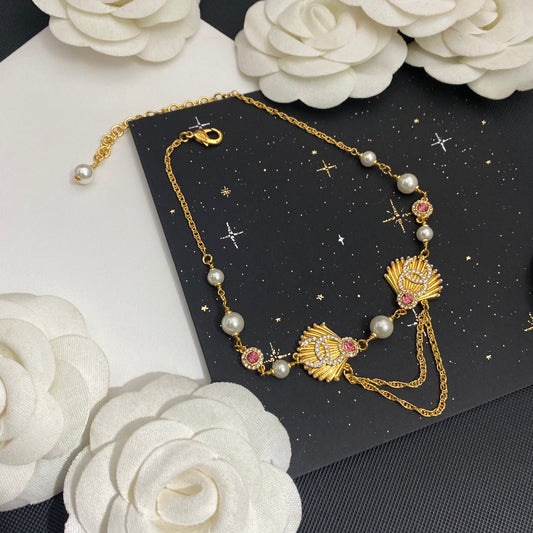 Collier Pompon Zircon Premium