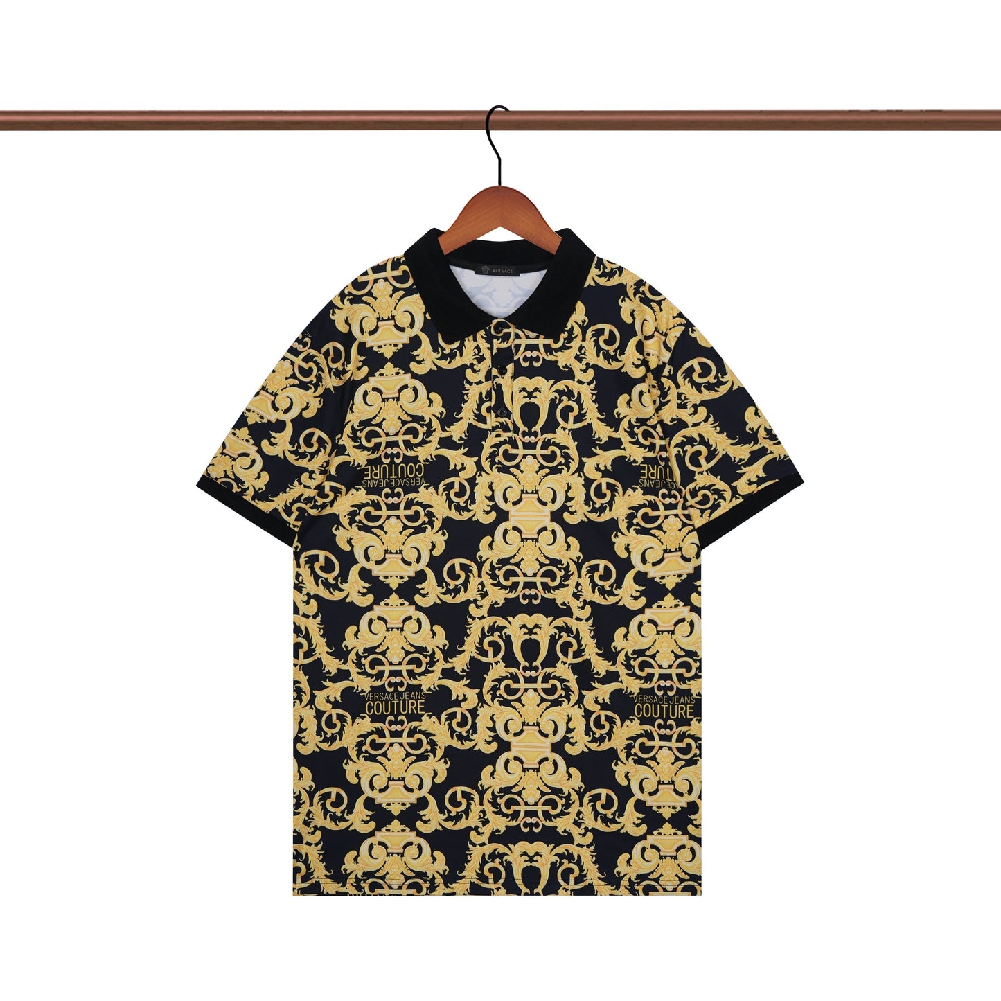 Polo de lujo estampado