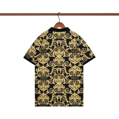 Polo de lujo estampado