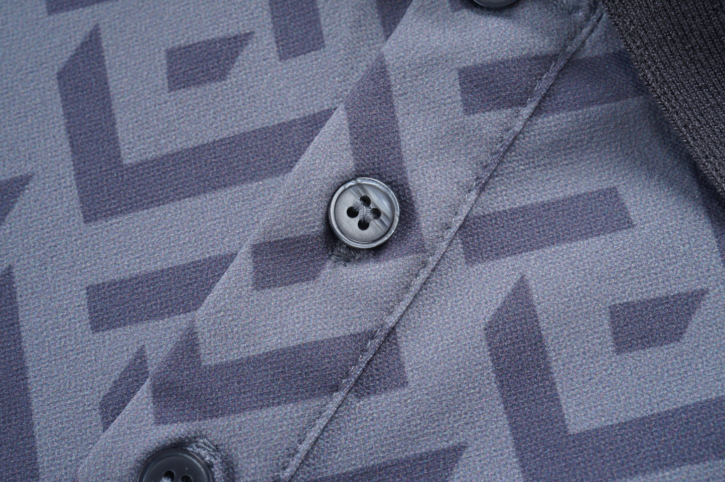 Camisa polo clásica de punto azul