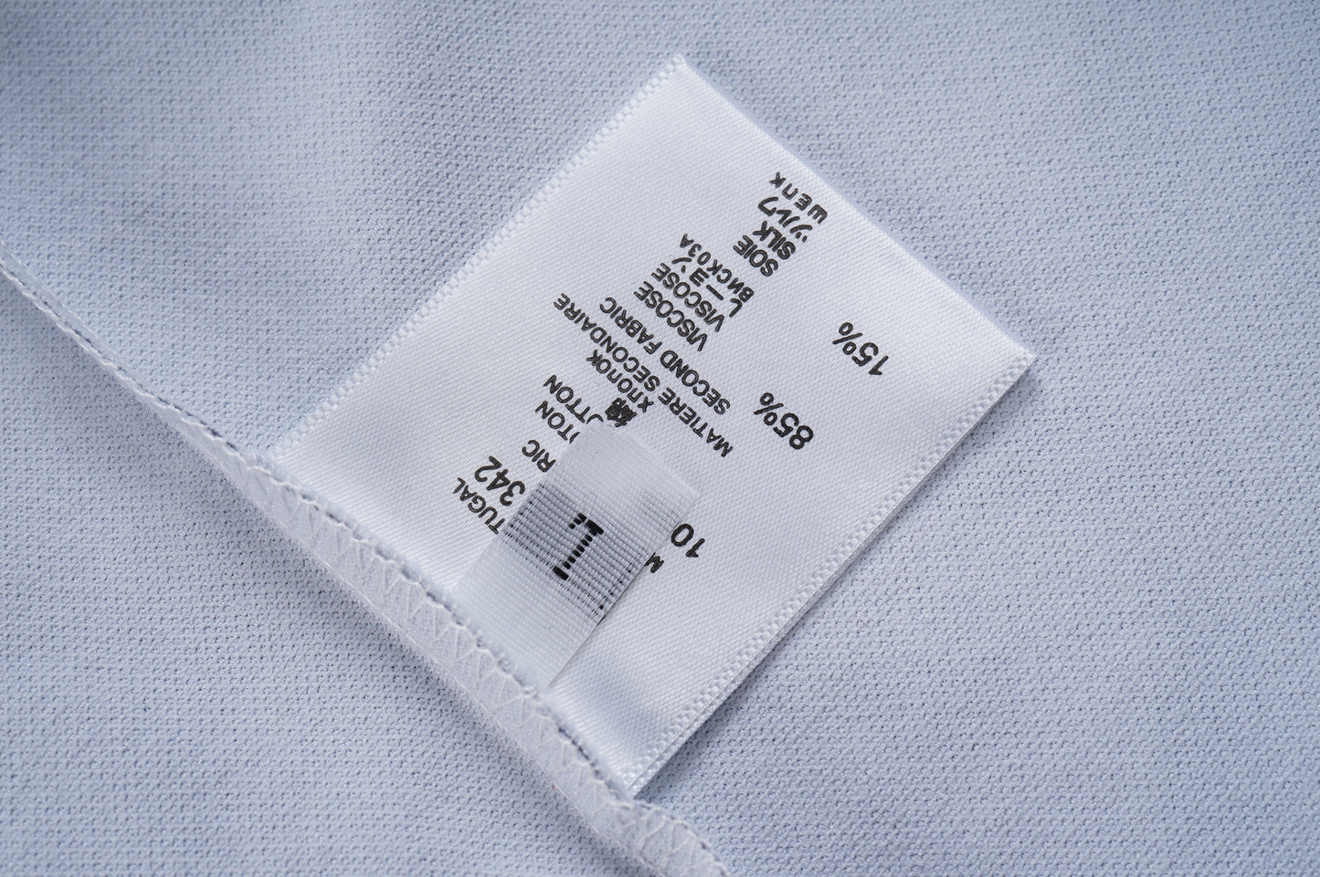 Camisa polo clásica de punto azul