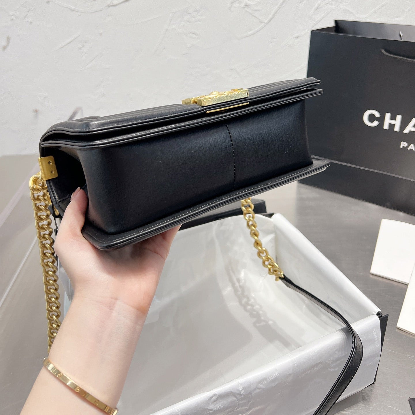 Bolso de Hombro Chanel de la Serie Leboy
