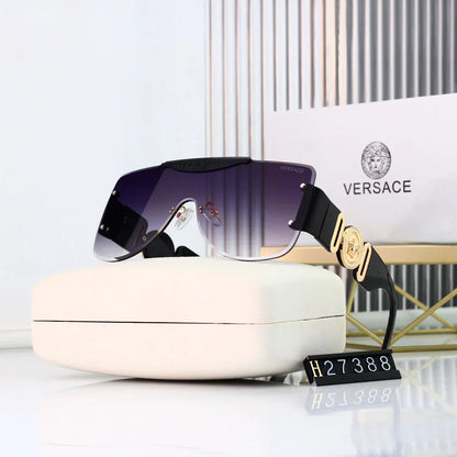 Lunettes de soleil sans monture à verres haute définition populaires en 7 coloris 27388