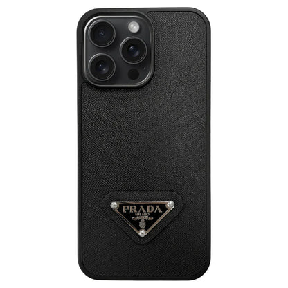 Estuche clásico triangular de cuero