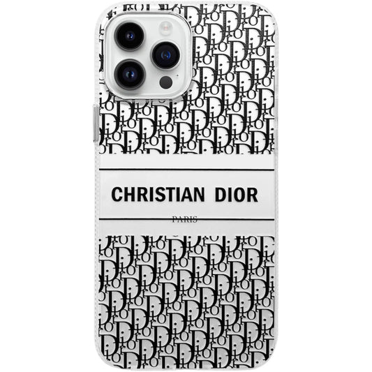 Coque transparente à motif rétro