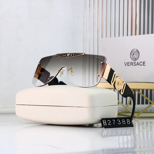 Lunettes de soleil sans monture à verres haute définition populaires en 7 coloris 27388