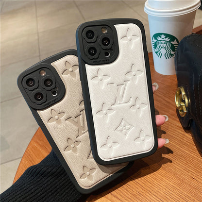 Funda de cuero antideslizante de silicona suave