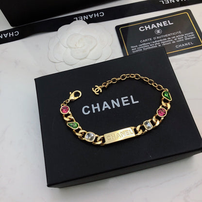 Pulsera de diamantes de colores "Temperament"
