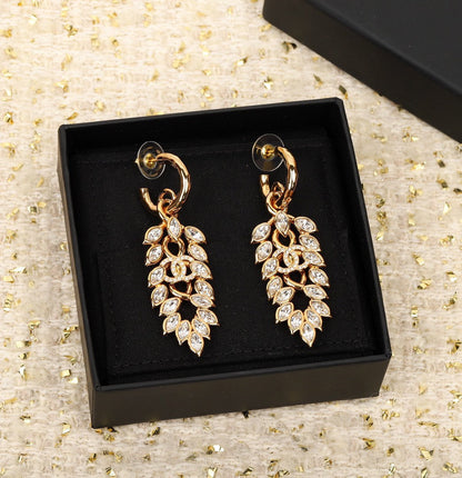 Pendientes Colgantes de Diamantes