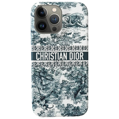 Estuche de Cuero con Estampado Animal