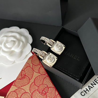 Pendientes con colgante Diamond Lock
