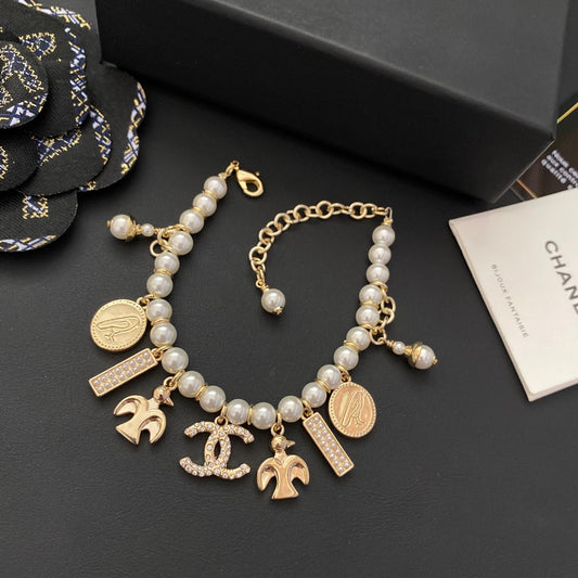 Bracelet multirang de perles haut de gamme