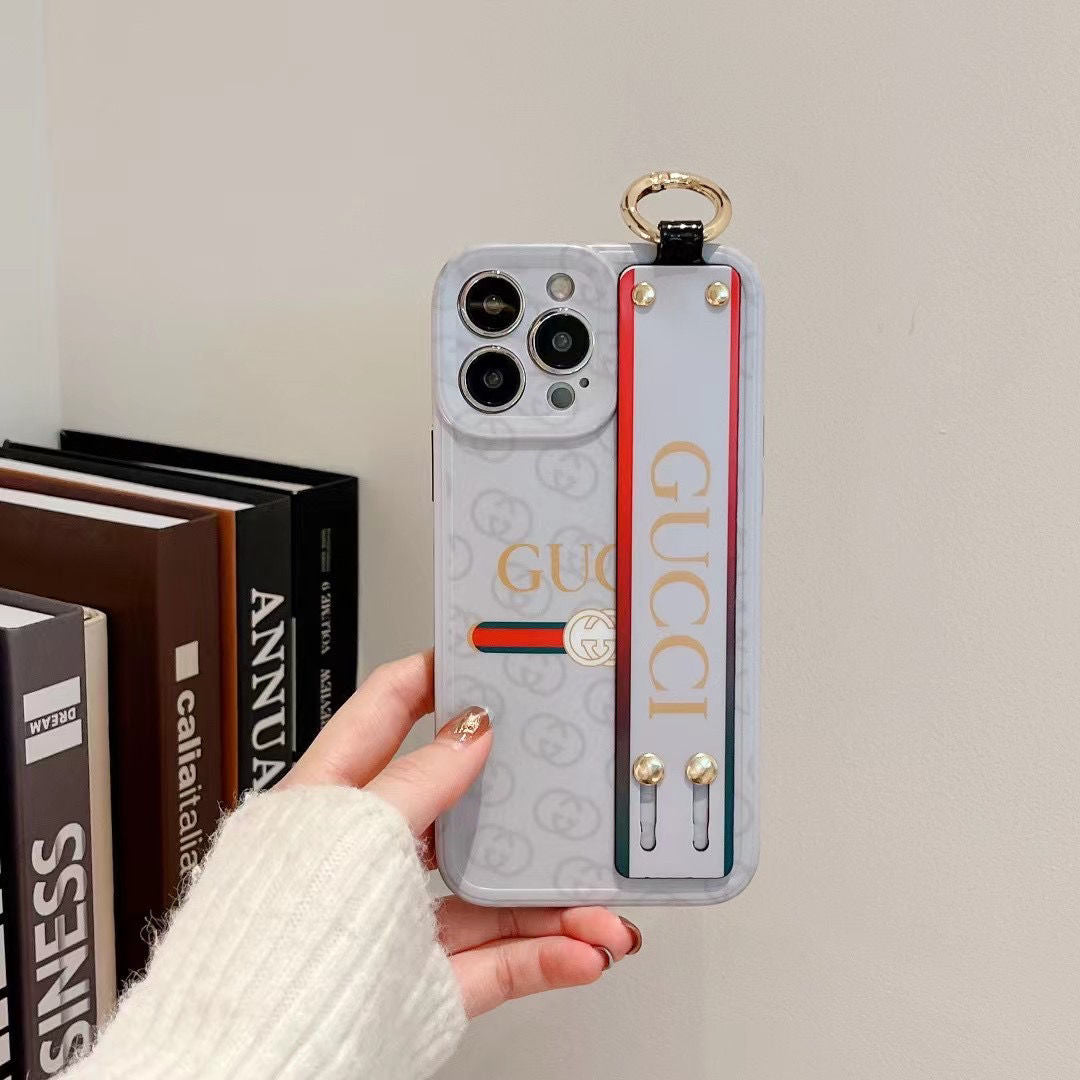 Funda de silicona esmerilada con pulsera