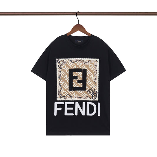 T-shirt imprimé lettre F simple