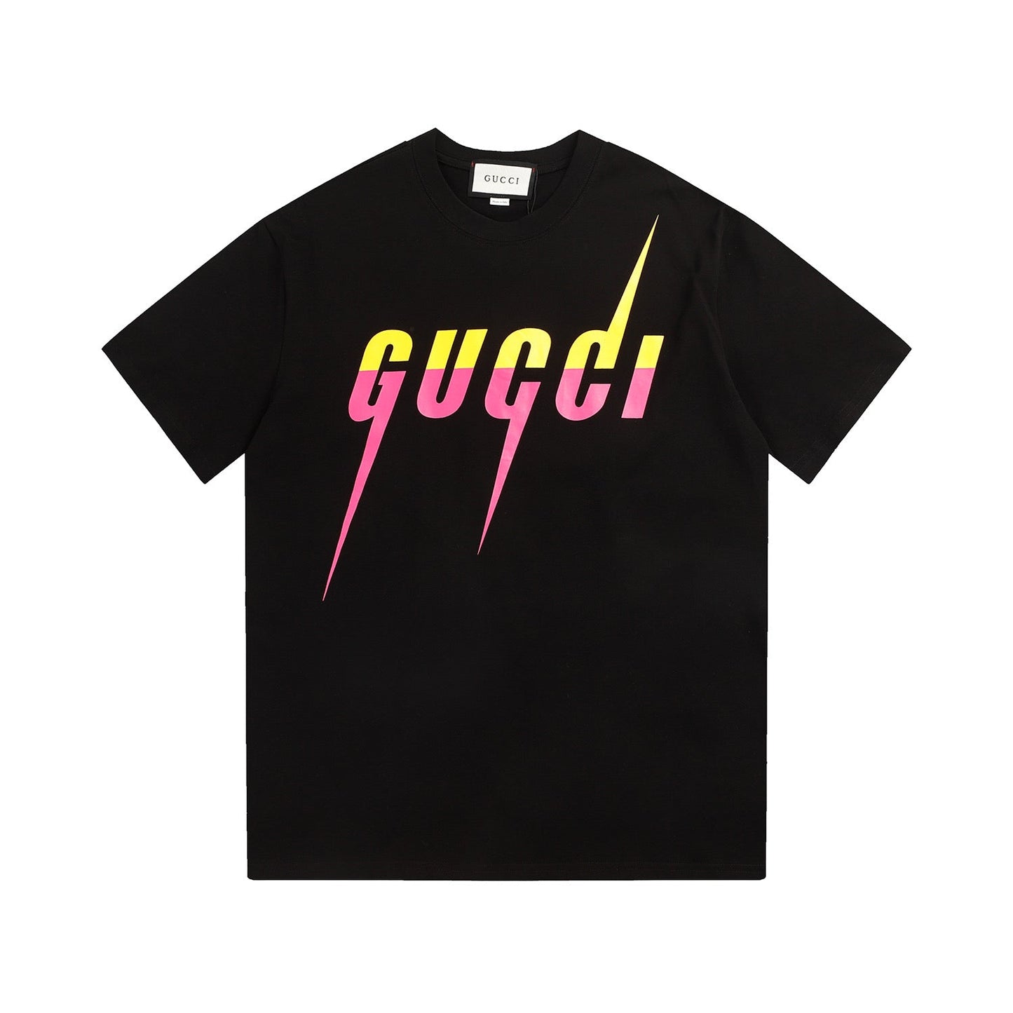 Camiseta con estampado de relámpagos