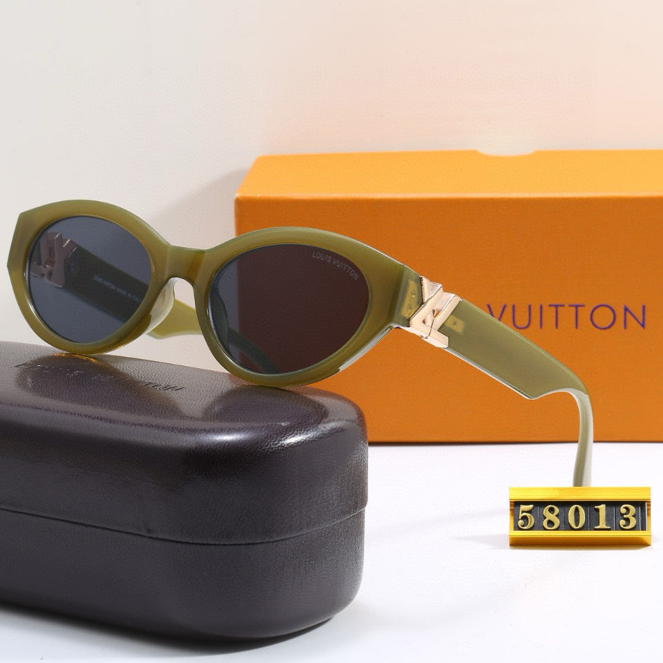 Gafas de sol de moda de metal ojo de gato