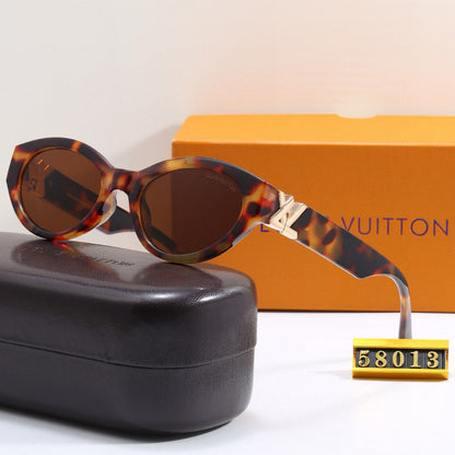 Gafas de sol de moda de metal ojo de gato