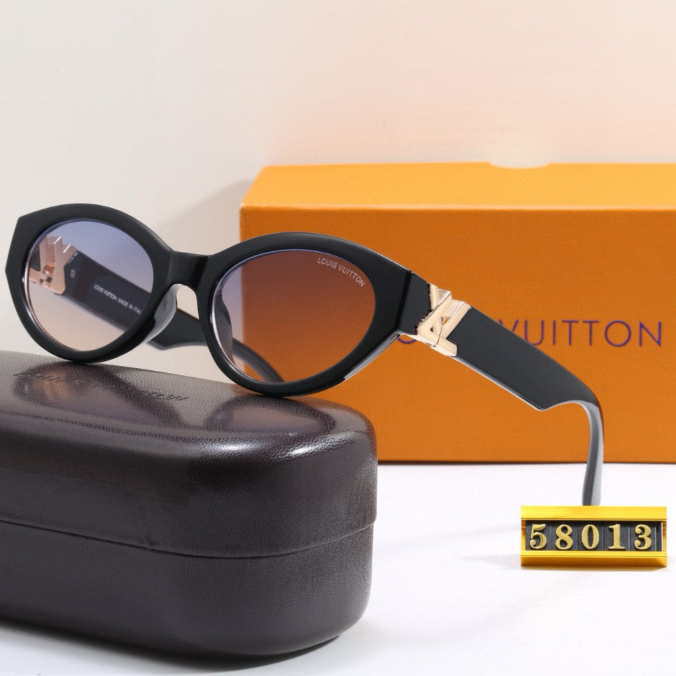 Gafas de sol de moda de metal ojo de gato