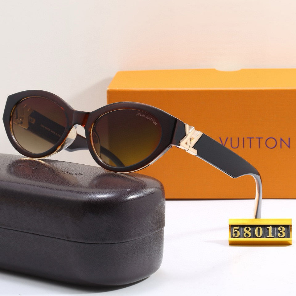 Gafas de sol de moda de metal ojo de gato