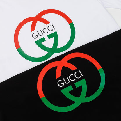 T-shirt imprimé double cercle