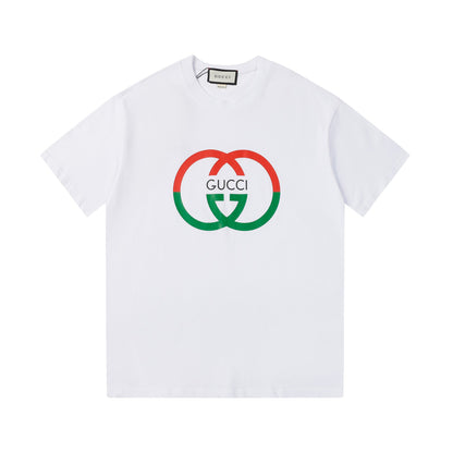 T-shirt imprimé double cercle