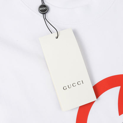 T-shirt imprimé double cercle