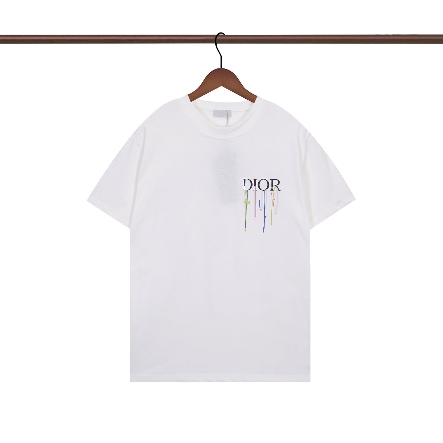 Camiseta con estampado tipo salpicadura de tinta