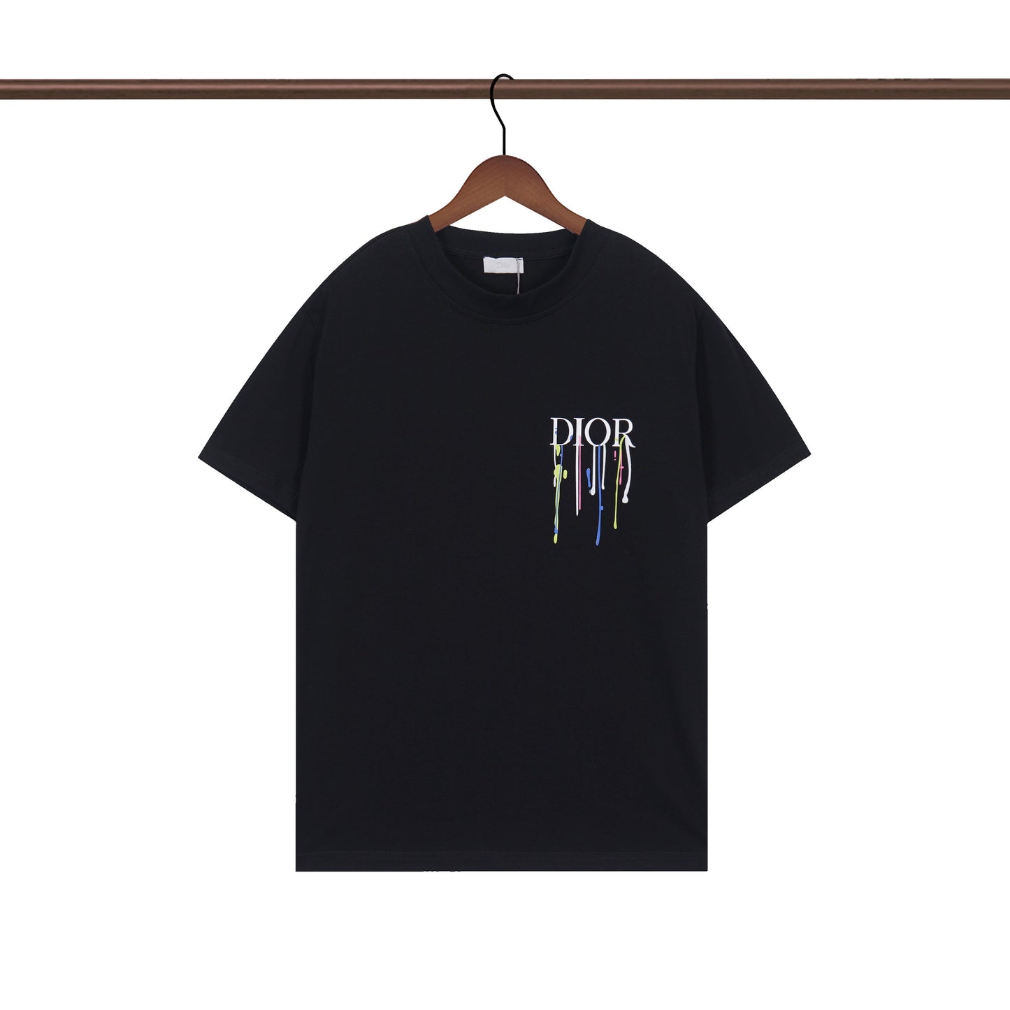 Camiseta con estampado tipo salpicadura de tinta