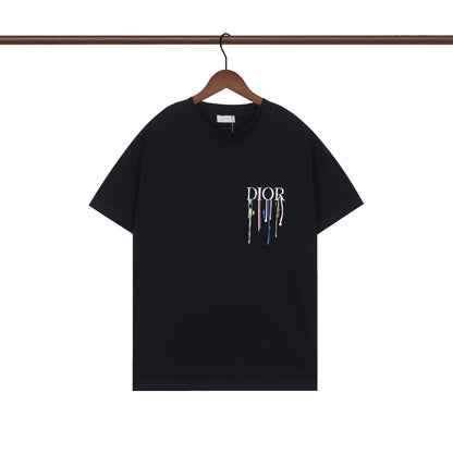 Camiseta con estampado tipo salpicadura de tinta