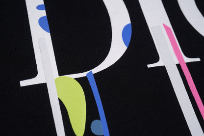 Camiseta con estampado tipo salpicadura de tinta
