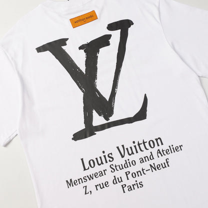 T-shirt imprimé lettrage