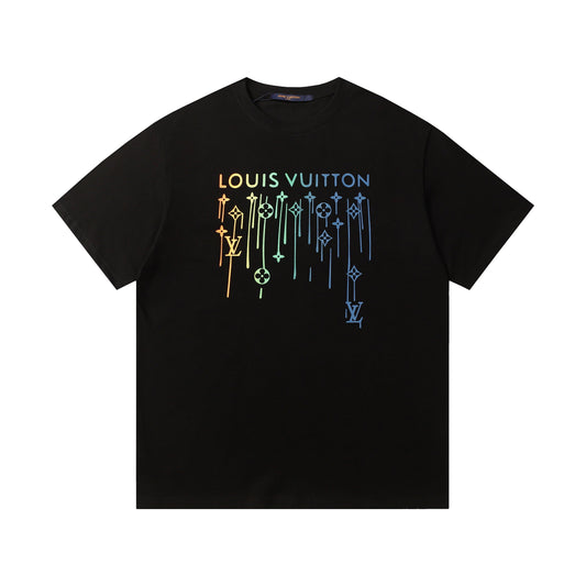 T-shirt imprimé bonbon arc-en-ciel