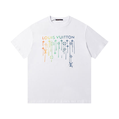 T-shirt imprimé bonbon arc-en-ciel