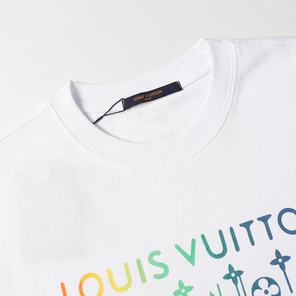 T-shirt imprimé bonbon arc-en-ciel