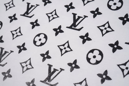 T-shirt à imprimé lettres dégradées